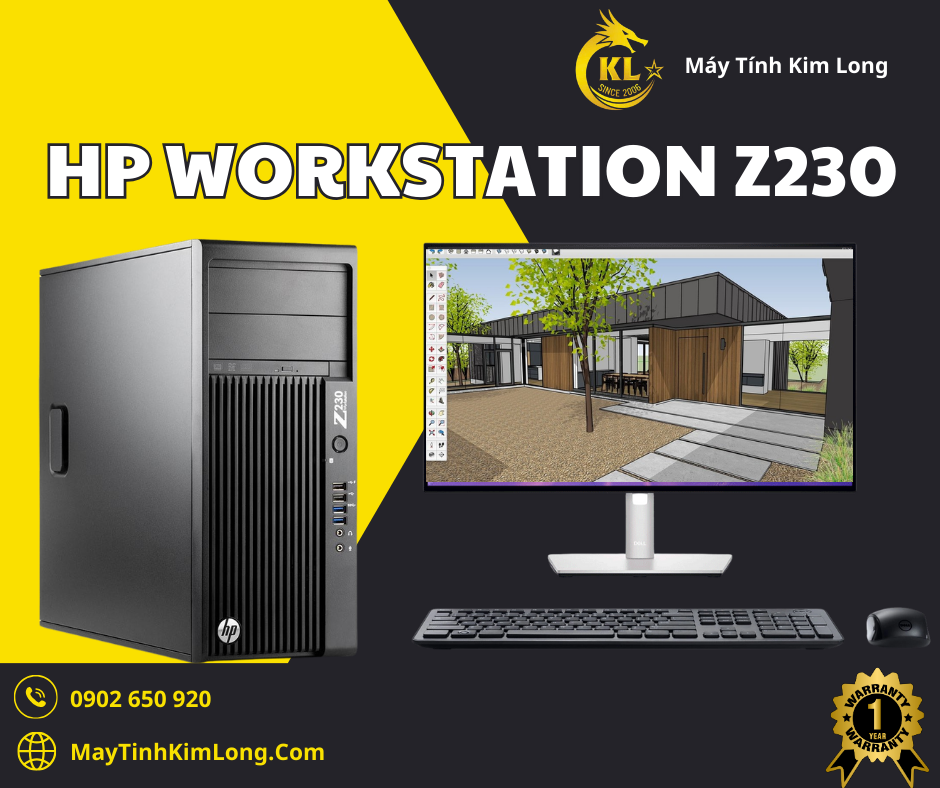Máy trạm HP workstation Z230SFF/I3-4130/Ram 4GB/ SSD 120GB - Cấu hình 1